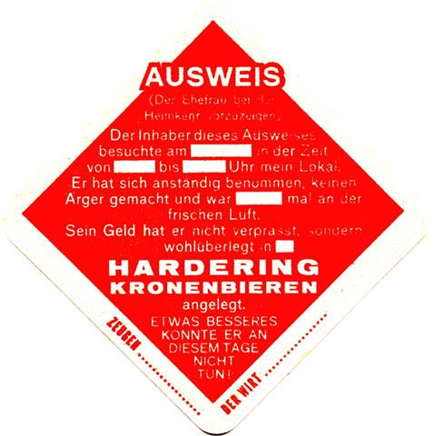 wesel wes-nw kronen raute 1a (185-ausweis-rot)